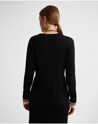Oxford - Lettie Stripe Knitted Top
