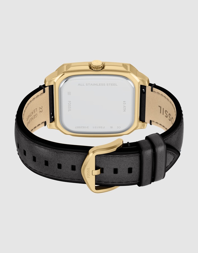Fossil - Crosby Black Analogue Watch