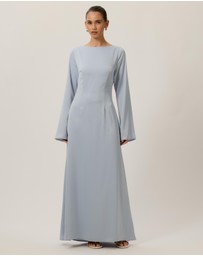 Tussah - Bec Long Sleeve Satin Maxi Dress