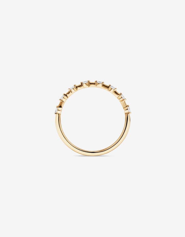 Michael Hill - 0.15 Carat TW Diamond Station Wedding Ring in 14kt Yellow Gold