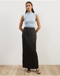 Atmos&Here - Lowen Satin Maxi Skirt