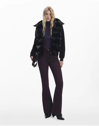 Desigual - Shiny Convertible Padded Jacket