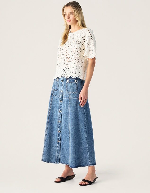 MOS The Label - Anouk Crochet Top