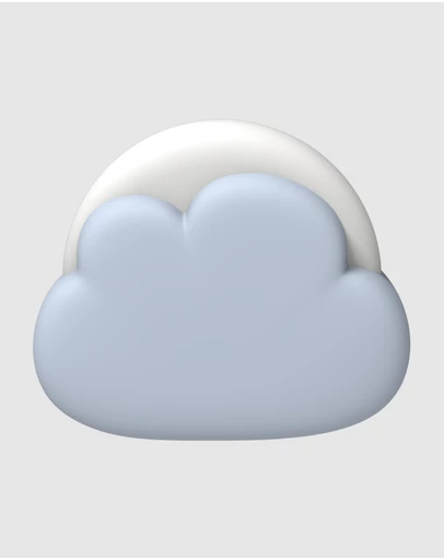 Kreafunk - Kreafunk Kids Cloudy Lamp - Cloudy Blue