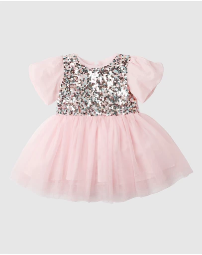 Bebe by Minihaha - Festive Sequin Bodice Tutu Dress