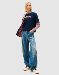 Tommy Jeans - Boxy Tommy Applique Shortsleeve Tee