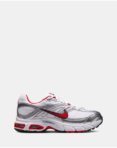 White, University Red & Metallic Silver