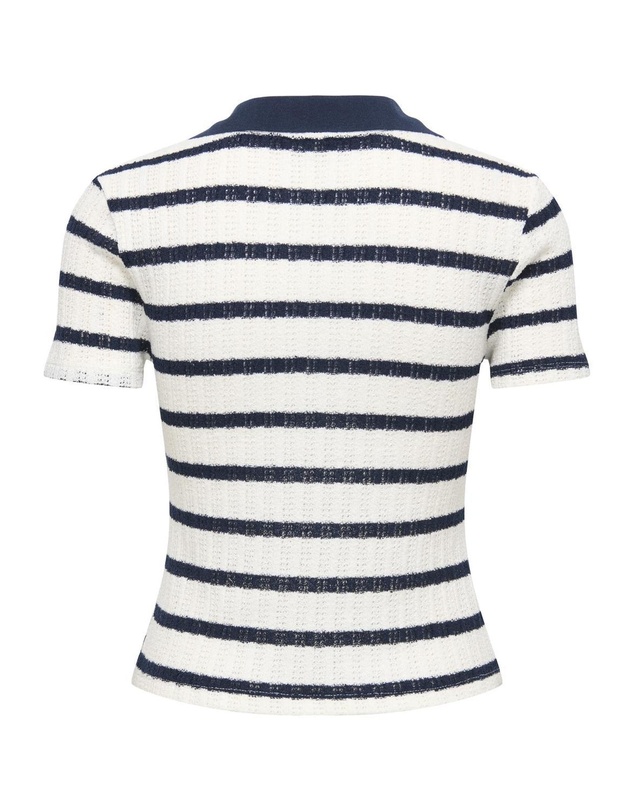 ONLY - Halia Striped Polo Top