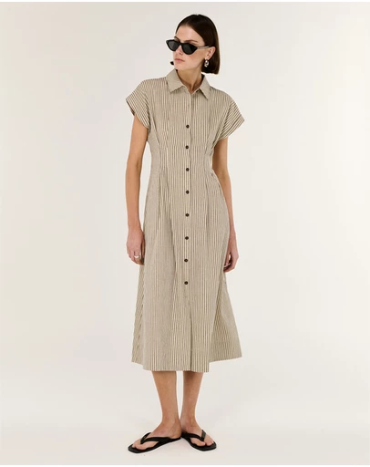 Staple the Label - Hadley Midi Shirtdress