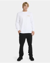 Quiksilver - Mens Classic Hooks Long Sleeve T-Shirt