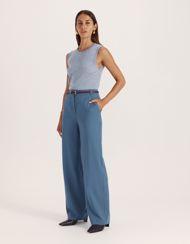 SABA - Celeste Wool Straight Leg Pant