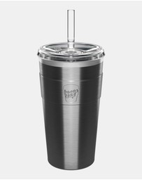 KeepCup - Thermal Cold Cup 16oz Reusable Coffee Cup with Straw Lid