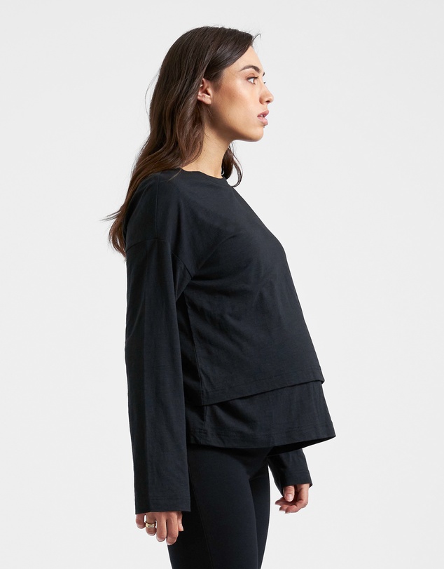 Ripe Maternity - Claud Long Sleeve Nursing Top