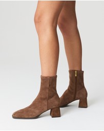 Siren - Noelle Block Heel Ankle Boots