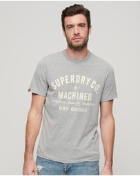 Superdry - Workwear Flock Graphic T-Shirt