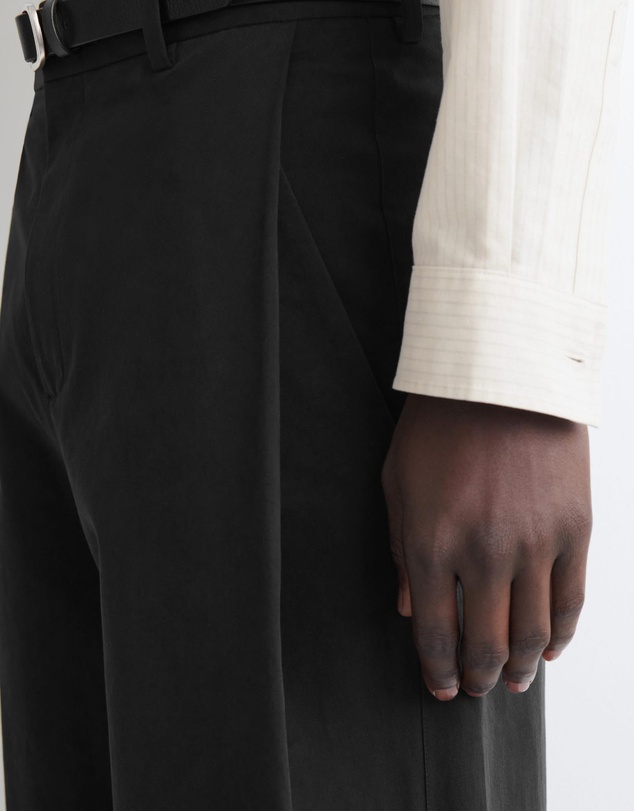 COS - Pleated Cotton Relaxed-Fit Wide-Leg Trousers