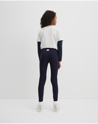Country Road - Organically Grown Cotton Blend Solid Rib Legging
