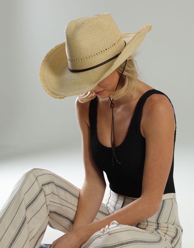 Morgan & Taylor - Ramona Cowboy Fedora in Natural