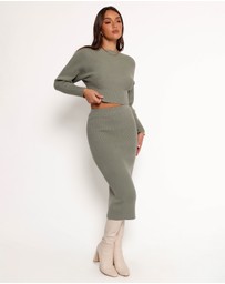 Petal & Pup - Serena Knitted Set - Olive