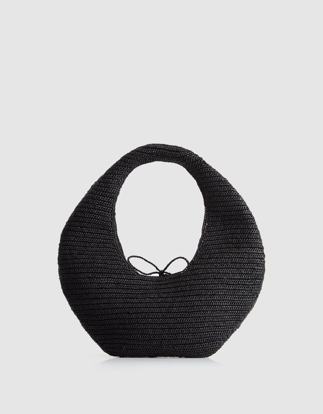 Evity - Clara Raffia Shoulder Bag