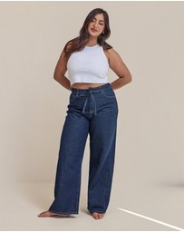 All About Eve - Gia High Rise Baggy Indigo