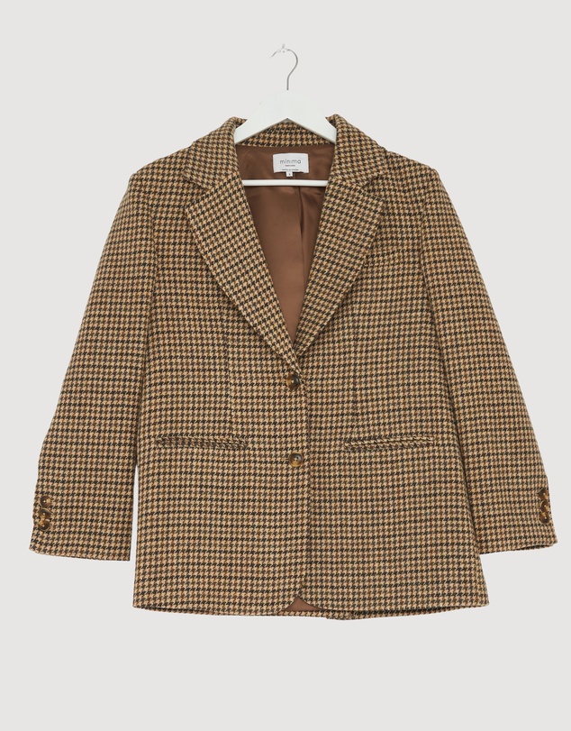 Revibe - Repaired Minima Esenciales Desi Wool Blazer - AU 8