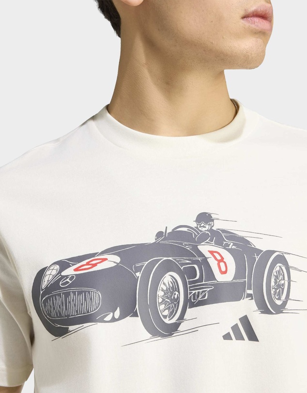 adidas Performance - MERCEDES - AMG PETRONAS FORMULA 1 TEAM SILVER ARROWS 1955 GRAPHIC TEE Mens