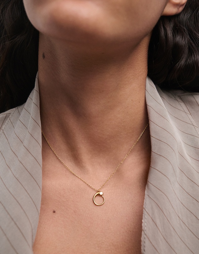 PDPAOLA - Initial 2026 O Pendant Necklace