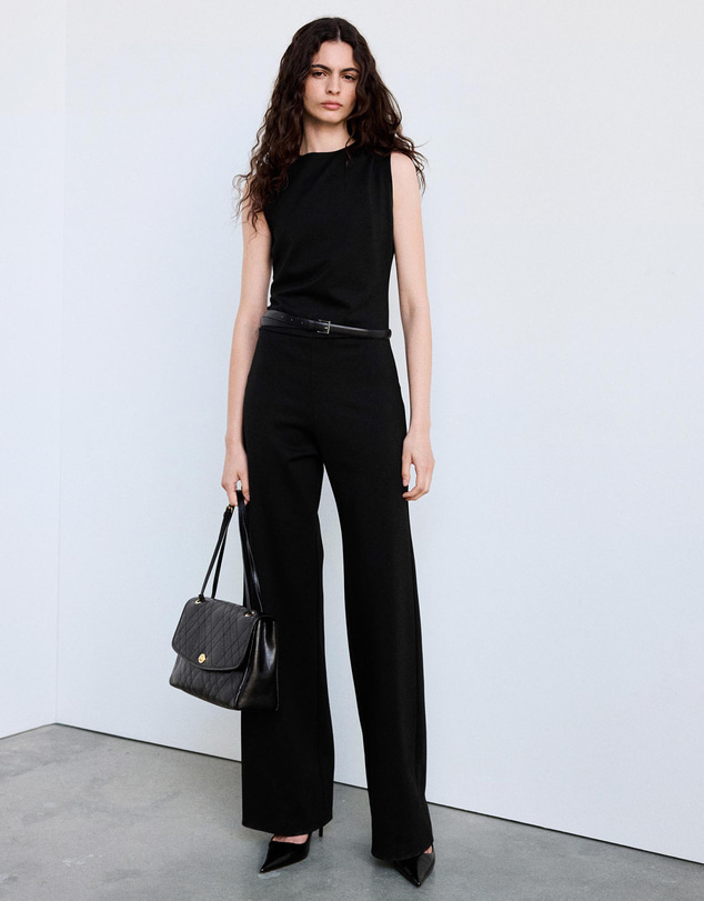 M.N.G - Belted Jumpsuit with Ruched Details