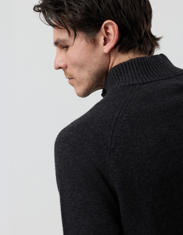 Wayver - Half Zip Wool Blend Knit