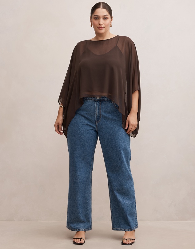 Forever New Curve - Gia Curve Sheer Cape