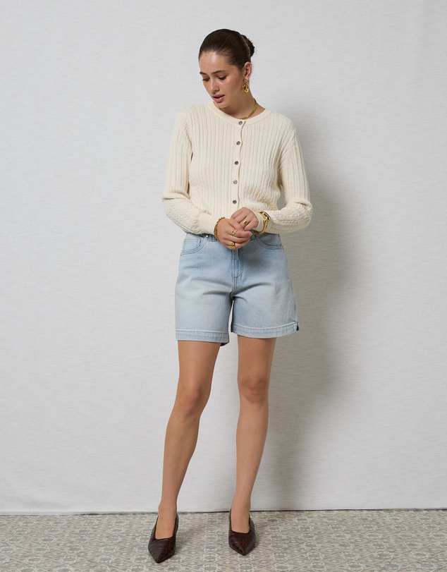 DRICOPER DENIM - Zola Long Denim Shorts