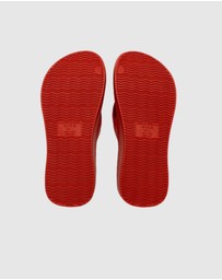Tolu Australia - Red Thongs For Kids With Arch Support