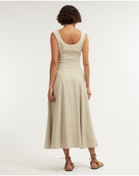 Amelius - Lucie Buttoned Midi Dress