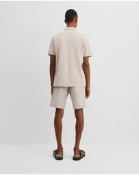 Country Road - Short Sleeve Australian Cotton Textured Polo