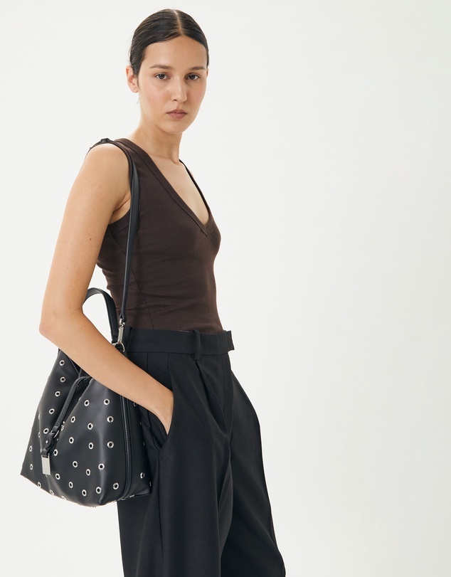 Brie Leon - Josie Eyelet Bucket Bag
