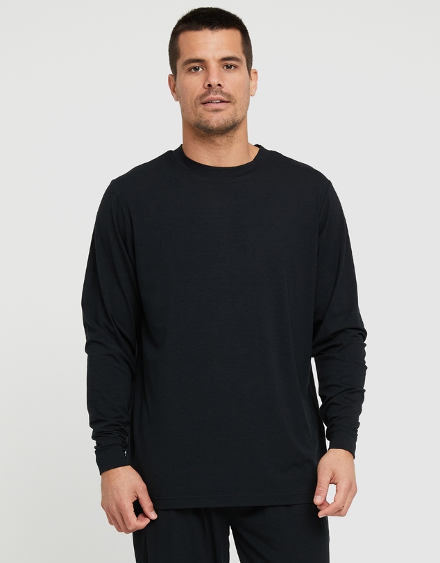 Bamboo Body - Men's Long Sleeve Crew Neck
