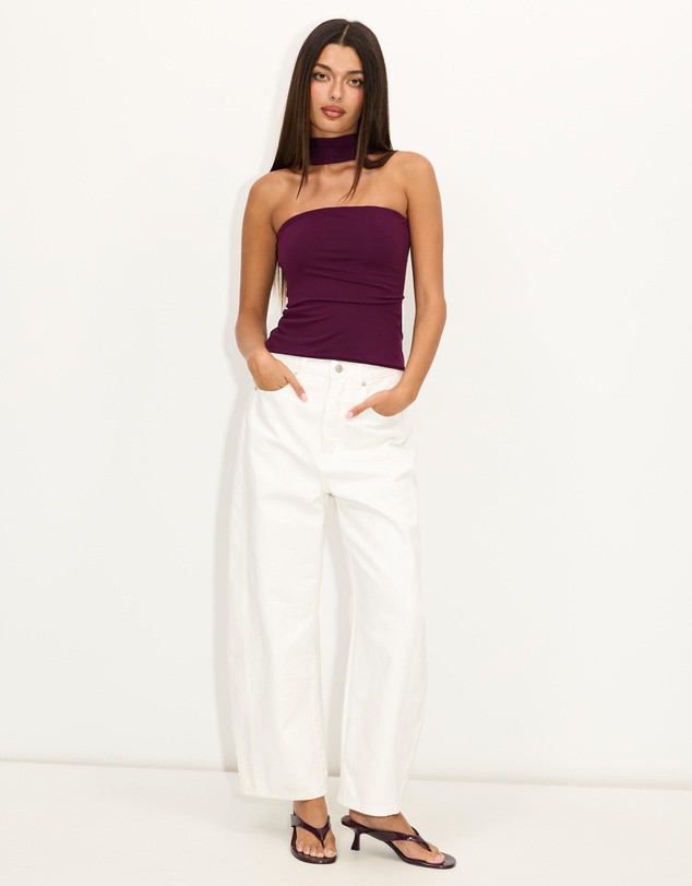 Dazie - Alma Scarf Top
