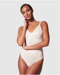 Spanx - Shaping Satin-Thong Bodysuit