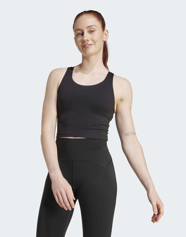 adidas Performance - adidas All Me Medium Support Bra Tank Top Womens