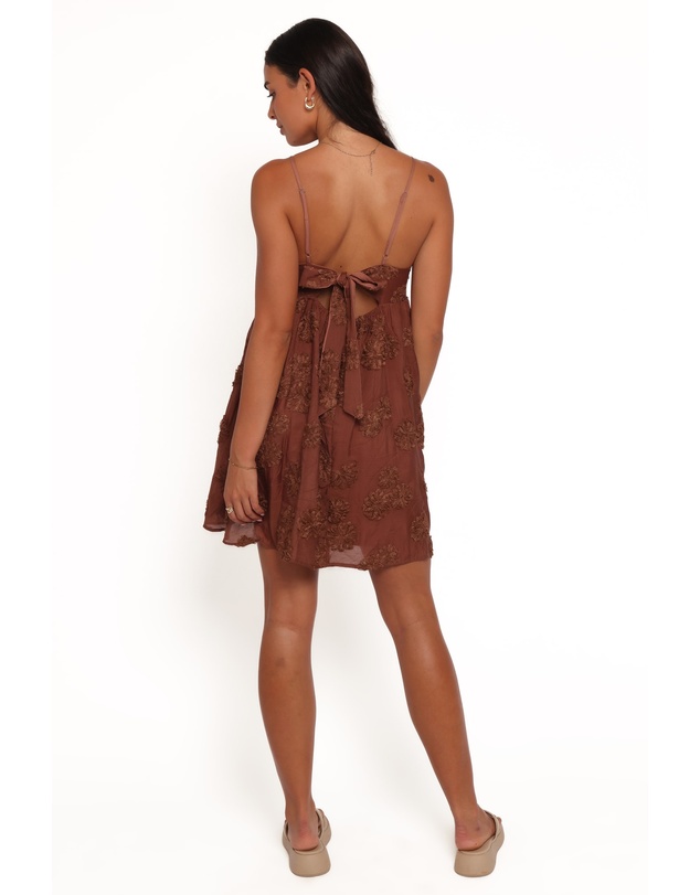 Petal & Pup - Giana Mini Dress - Brown