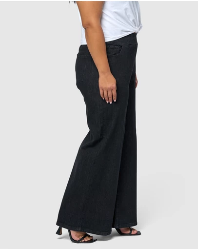 Indigo Tonic - Luxe Wide Leg Comfort Waist Jean