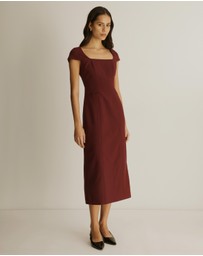 Atmos&Here - Sierra Suiting Midi Dress