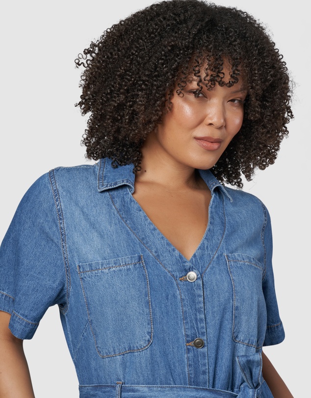 Indigo Tonic - Naomi Chambray Maxi Dress