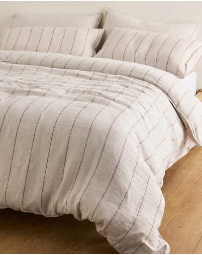 Country Road - Skye Linen Queen Quilt Cover