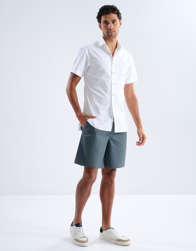 3 Wise Men - 3 Wise Men Coastline Linen Short Sleeve Shirt