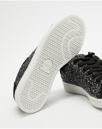 Holster - Starlite Vegan Glitter Sneaker - Black - Women's