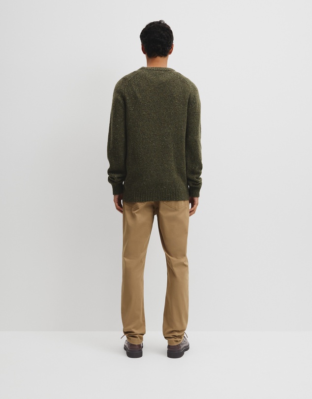 Country Road - Merino Nep Wool Blend Crew Neck Knit