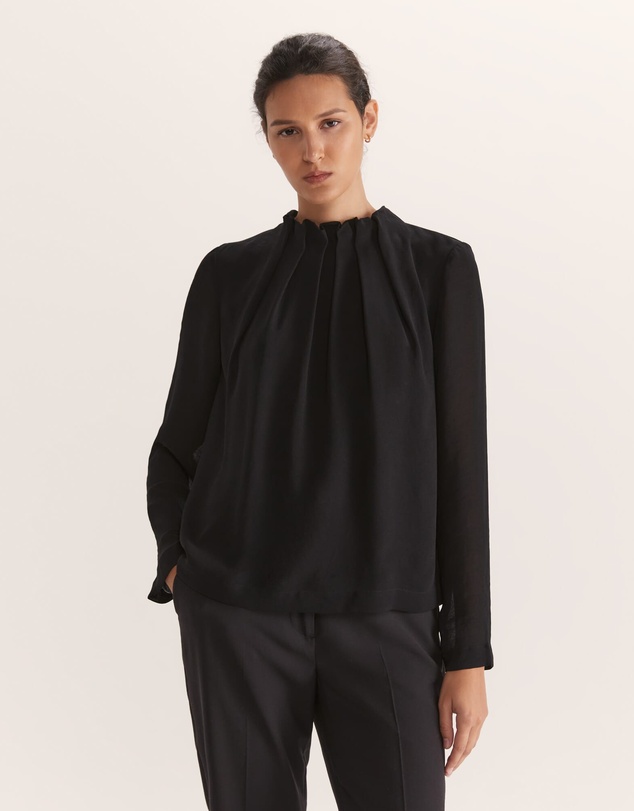 SABA - Willa High Neck Long Sleeve Top