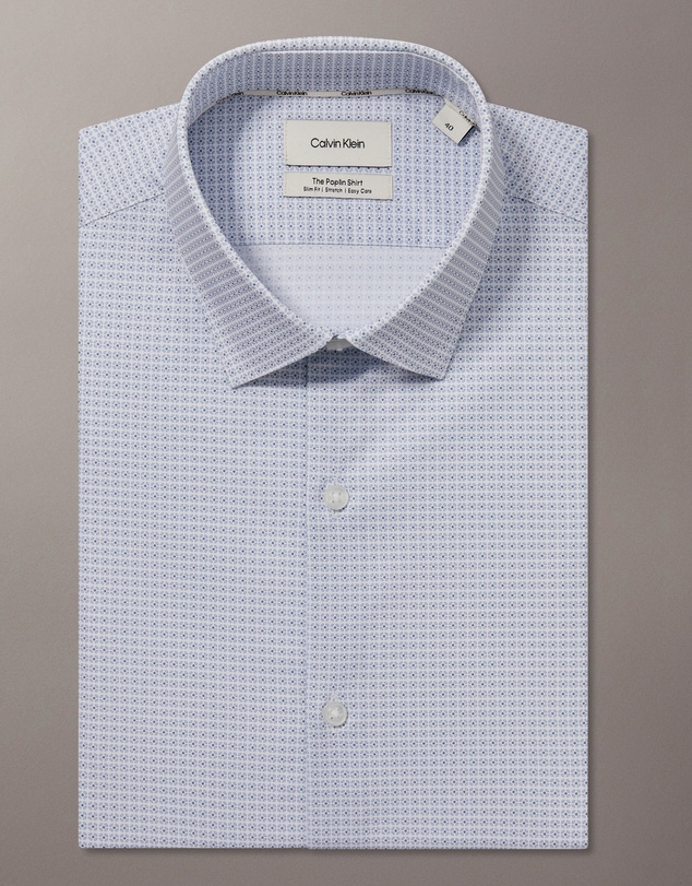 Calvin Klein - Poplin Stretch Dress Shirt